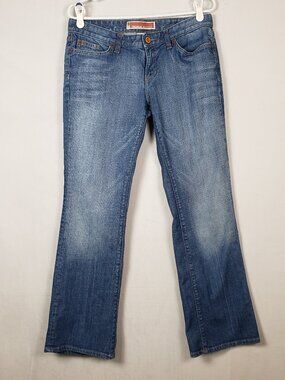 GAP Premium Bootcut Jeans Ankle Length Faded Med Wash Ladies Size 8